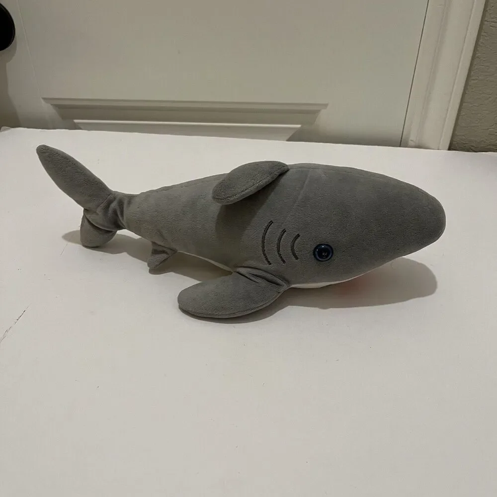 Great White Shark Gray Blue Plastic Eyes 14